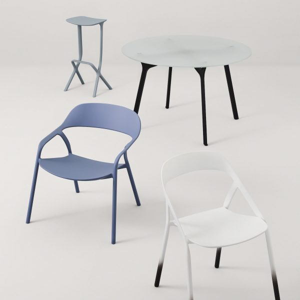 Carbon bar stool by Michael Young