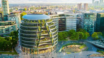 Render of City Hall renovation by Gensler