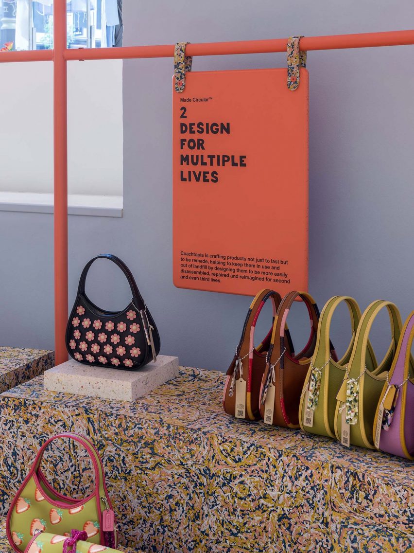 Coach products in Studio XAG display
