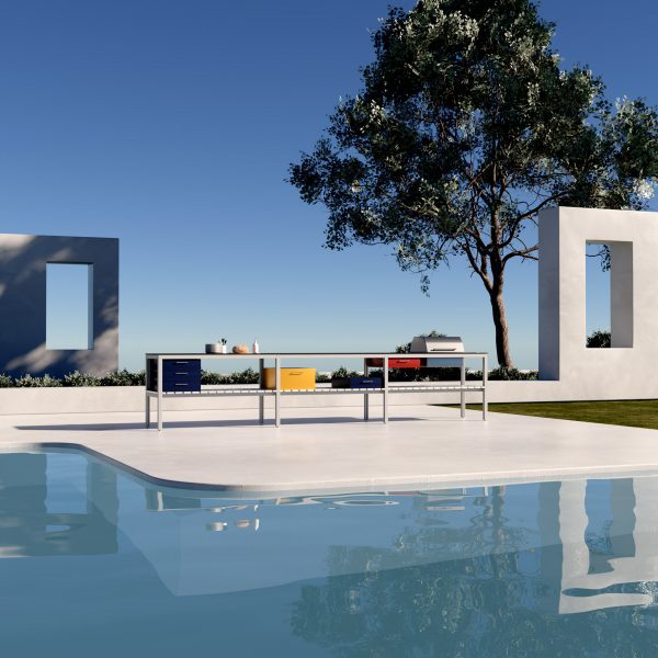 Outdoor kitchen by Danver and Daniel Germani Designs
