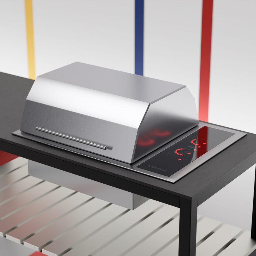 Electric grill in Danver Cosmopolitan Kitchen