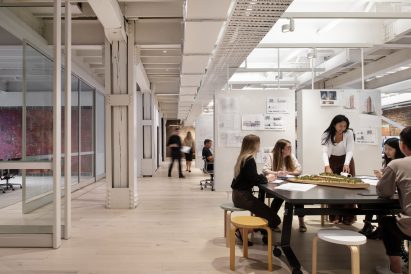 View of workspace by Cox Architecture in Sydney