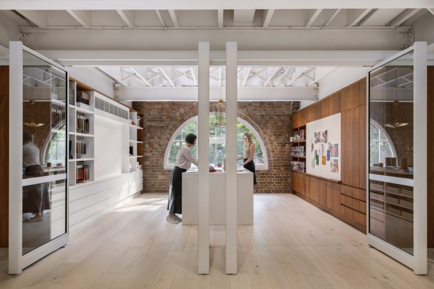 Interior view of office space by Cox Architecture in Sydney