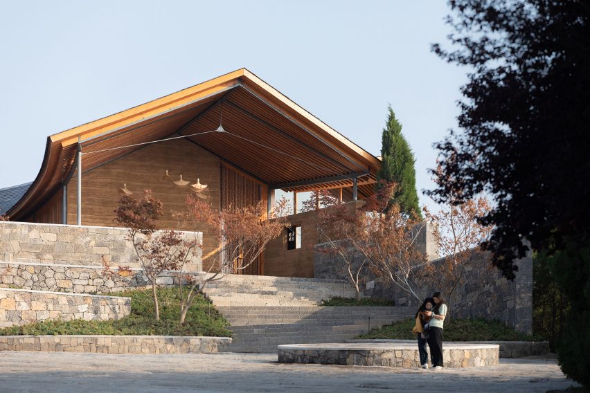Timber Dapi Mountain Restaurant in China