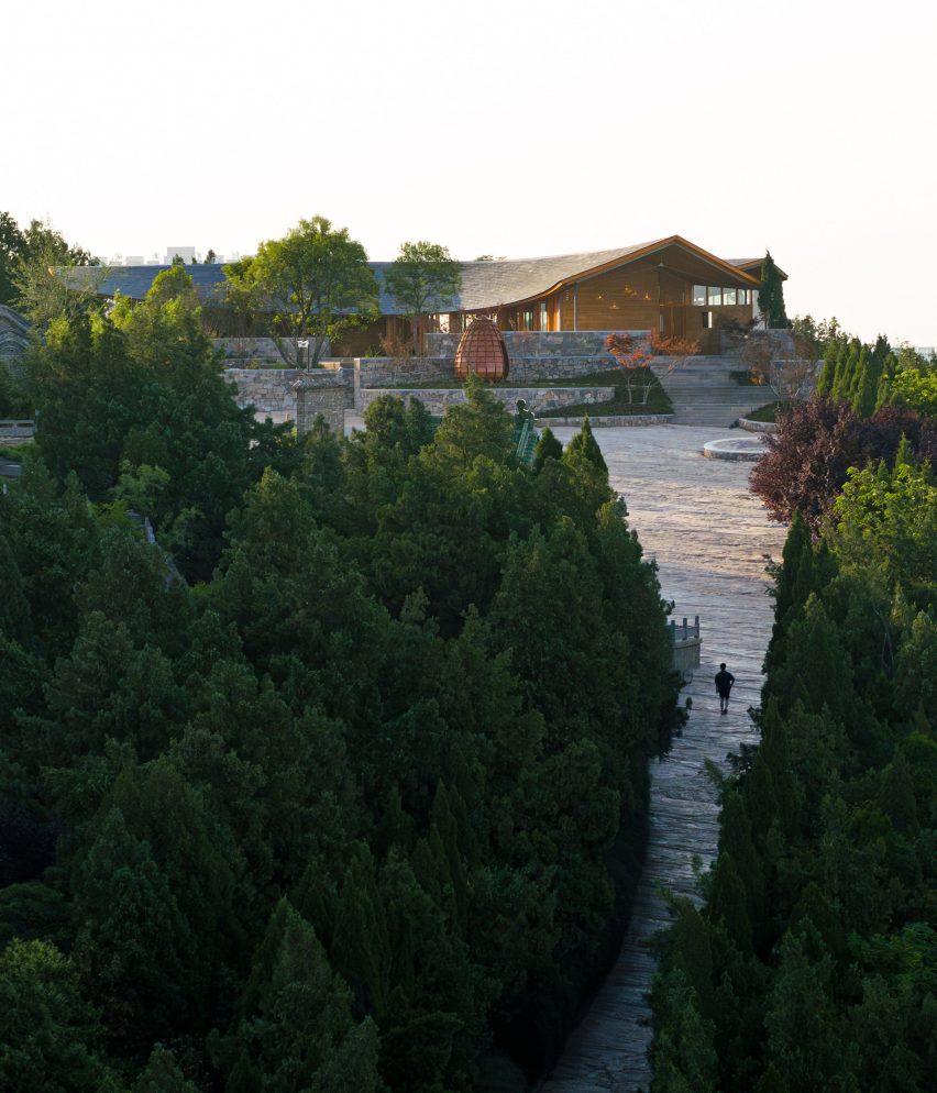 Dapi Mountain Restaurant by Galaxy Arch on a hilltop