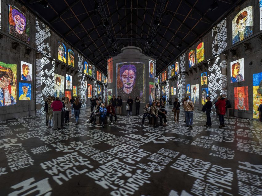 Exhibition at D/Dock's Fabrique de Lumieres in Amsterdam