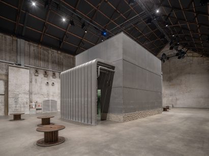 Pavilions built into main exhibition hall