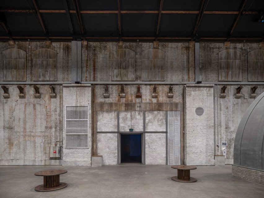 Interior of D/Dock's Fabrique de Lumieres in Amsterdam