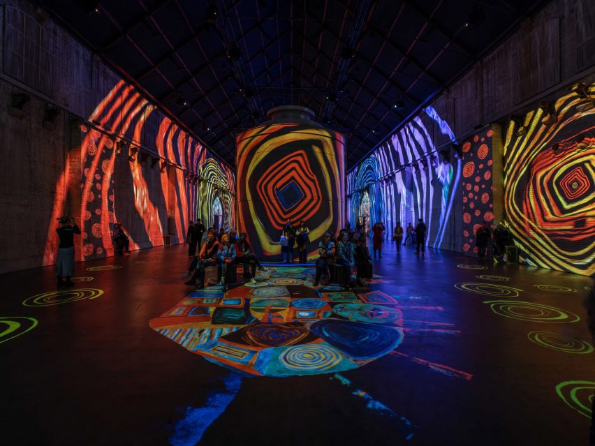 Exhibition at D/Dock's Fabrique de Lumieres in Amsterdam