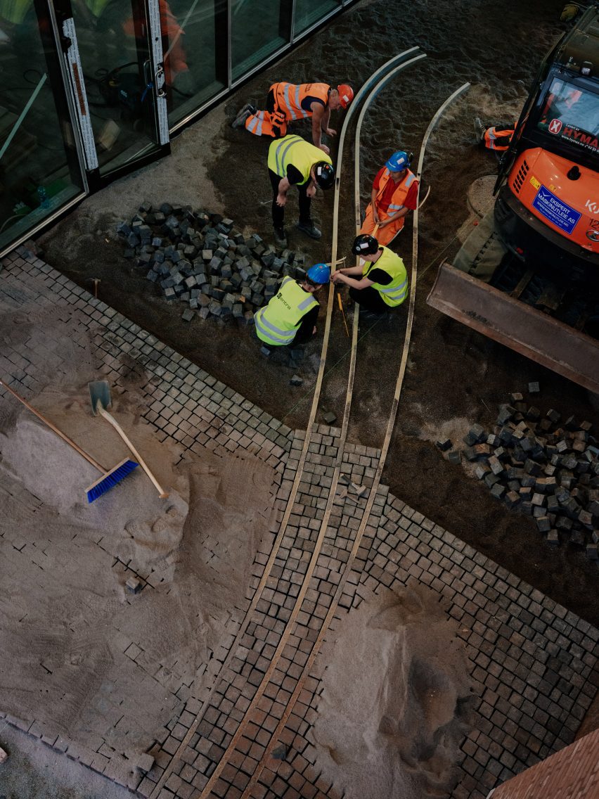 Lighting installation 'Delta' in Olso by Void