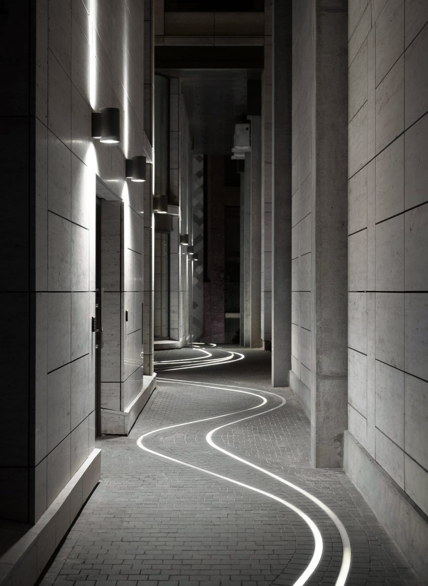 Lighting installation 'Delta' in Olso by Void