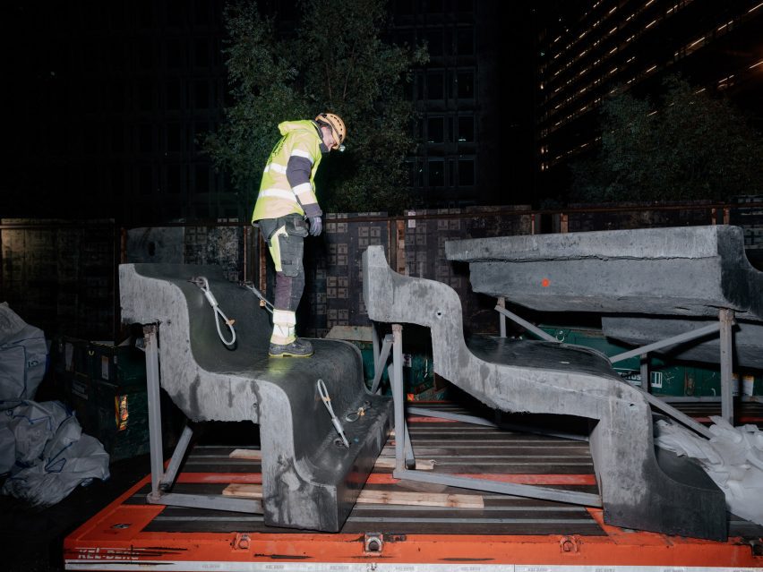 Lighting installation 'Delta' in Olso by Void