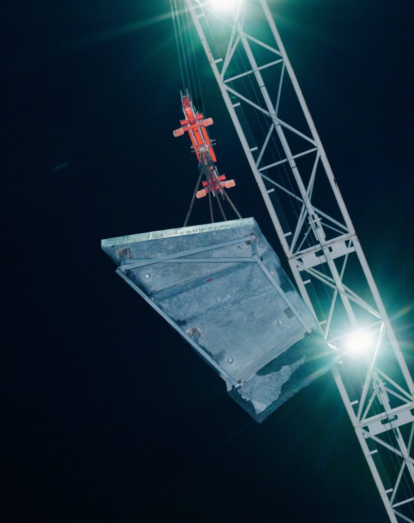 Lighting installation 'Delta' in Olso by Void