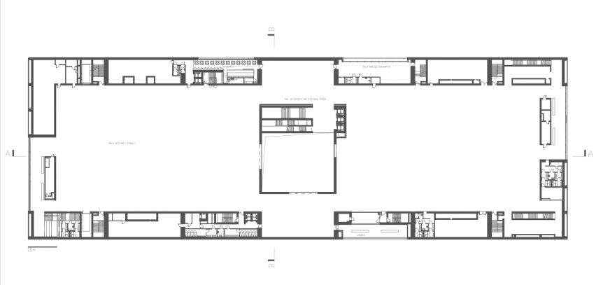 First floor plan of the Polish History Museum by WXCA