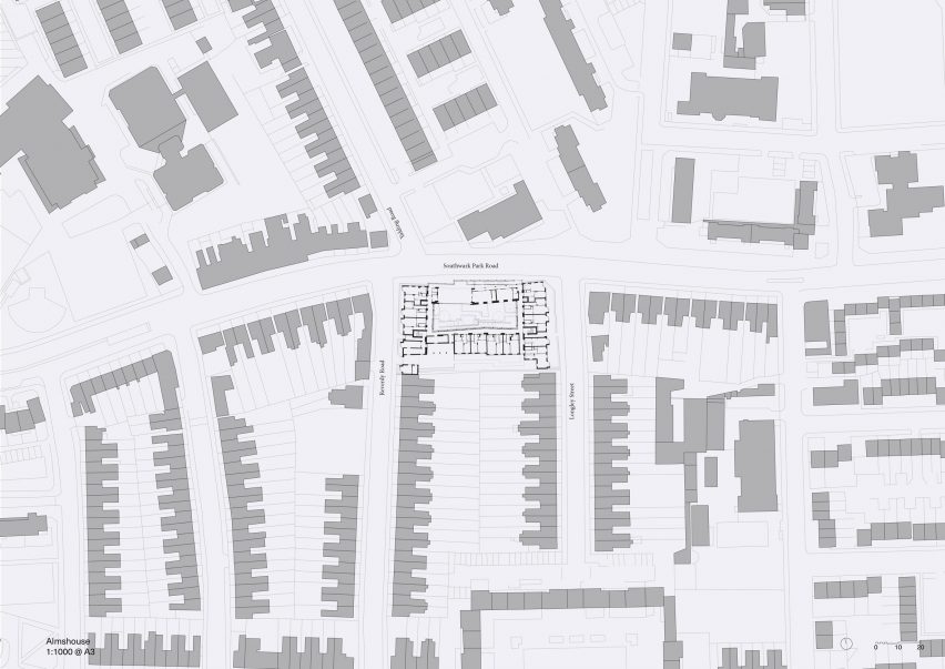 Site plan of the Appleby Blue housing by Witherford Watson Mann
