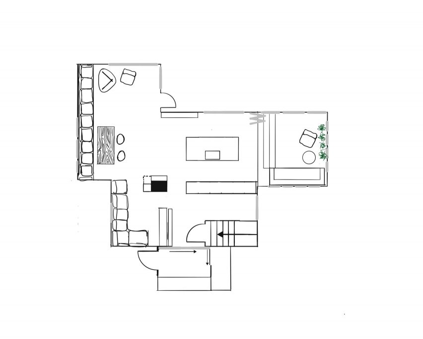 Basement floor plan