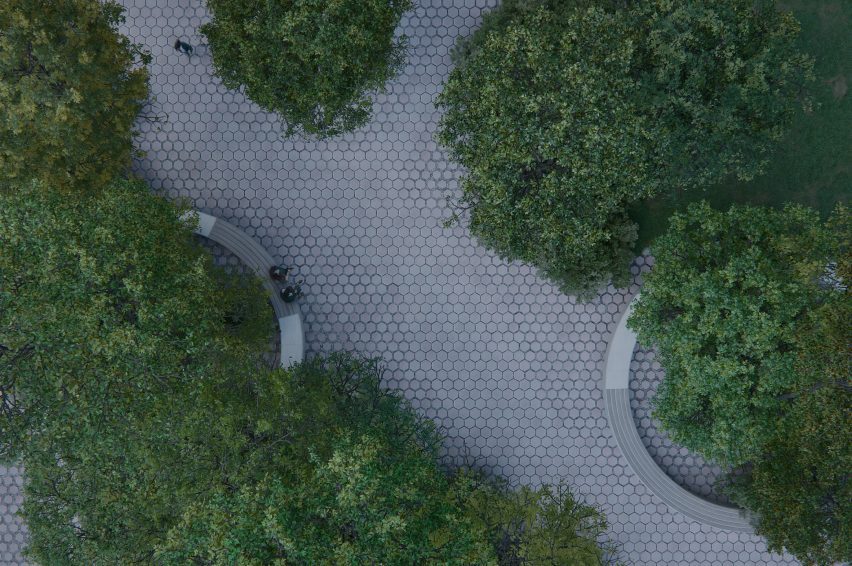 Flyt paving system by Snøhetta