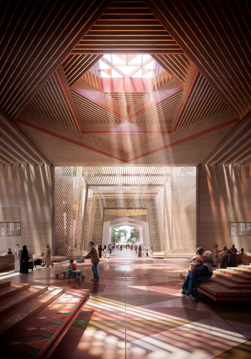 Abha Airport terminal in Saudi Arabia by Foster + Partners