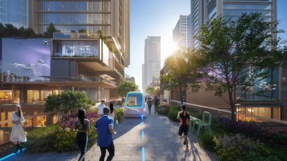 Images of Yuhang district by Foster + Partners