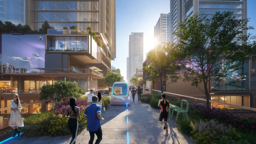 Images of Yuhang district by Foster + Partners