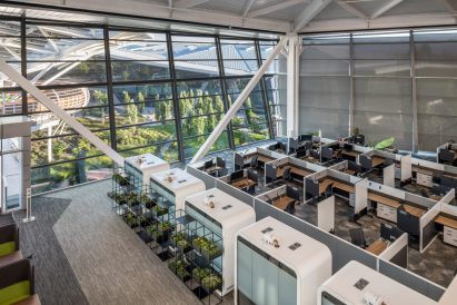 Framery meeting pods in an office