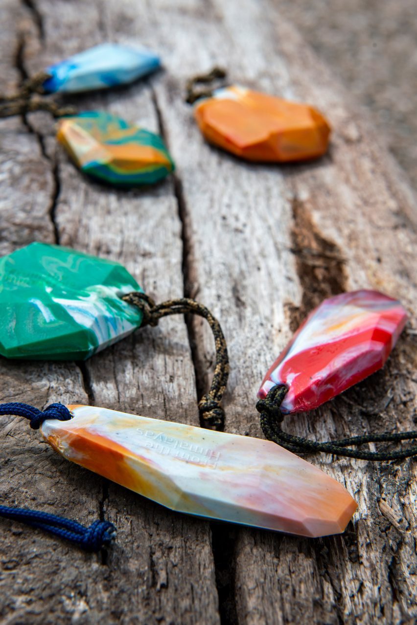 From the Himalayas products made from recycled plastic bottle caps