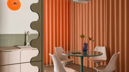 Furora Studio designs Kraków rental apartment Pops with “very sugary interior”
