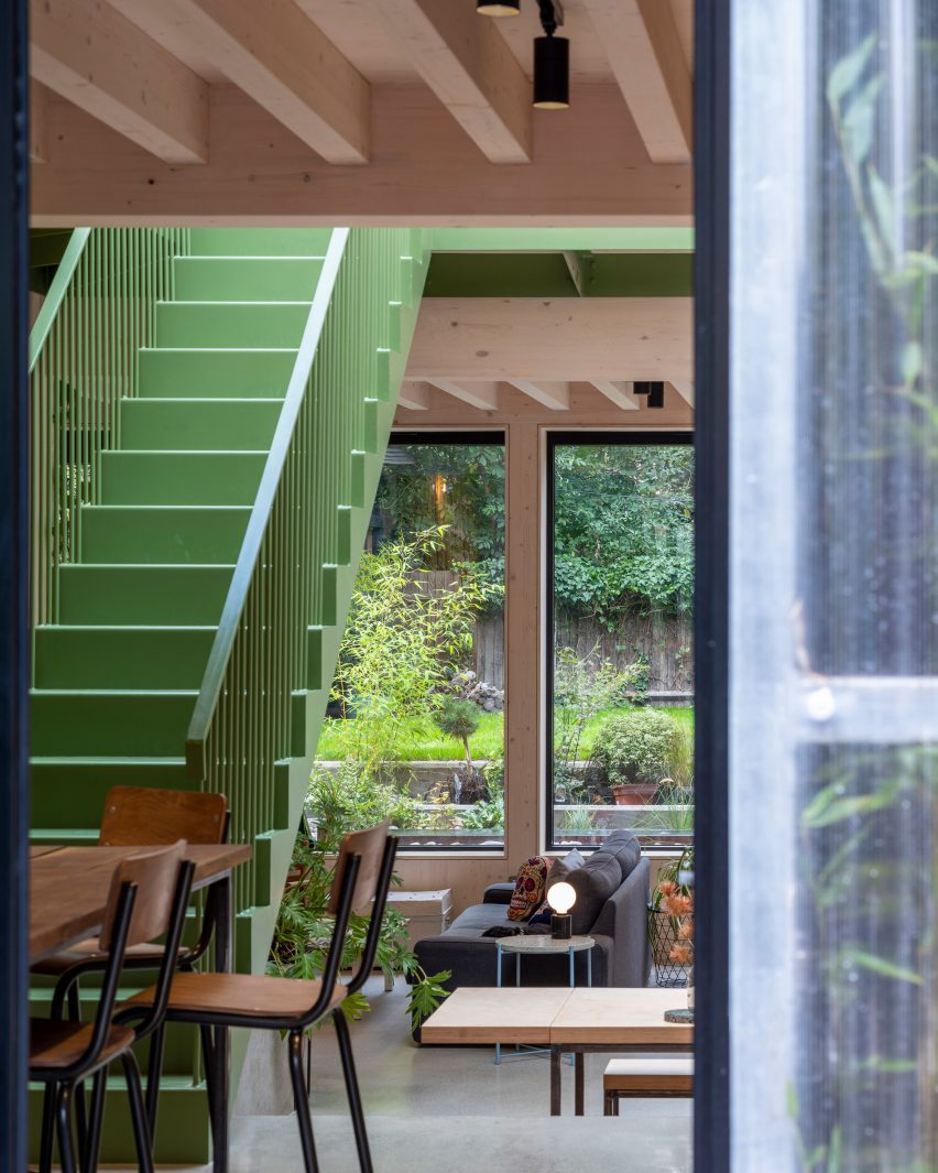 Interior of Green House by Hayhurst and Co