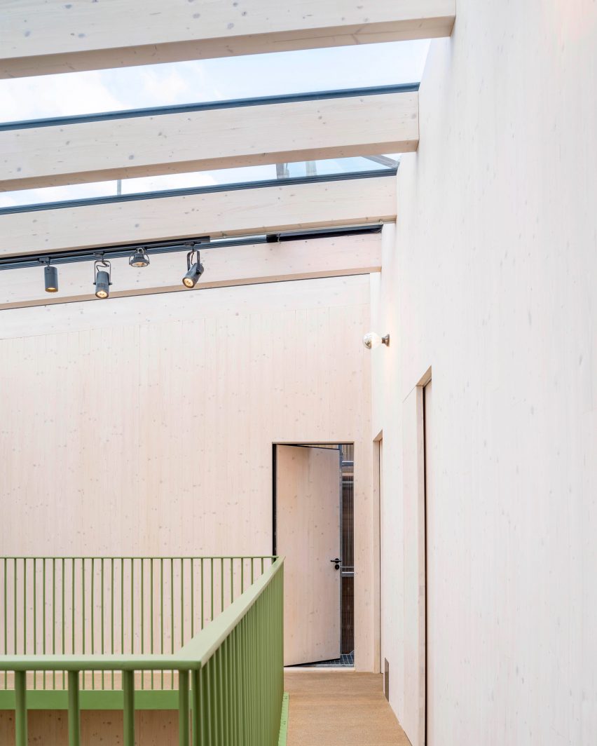 CLT interior of Green House by Hayhurst and Co