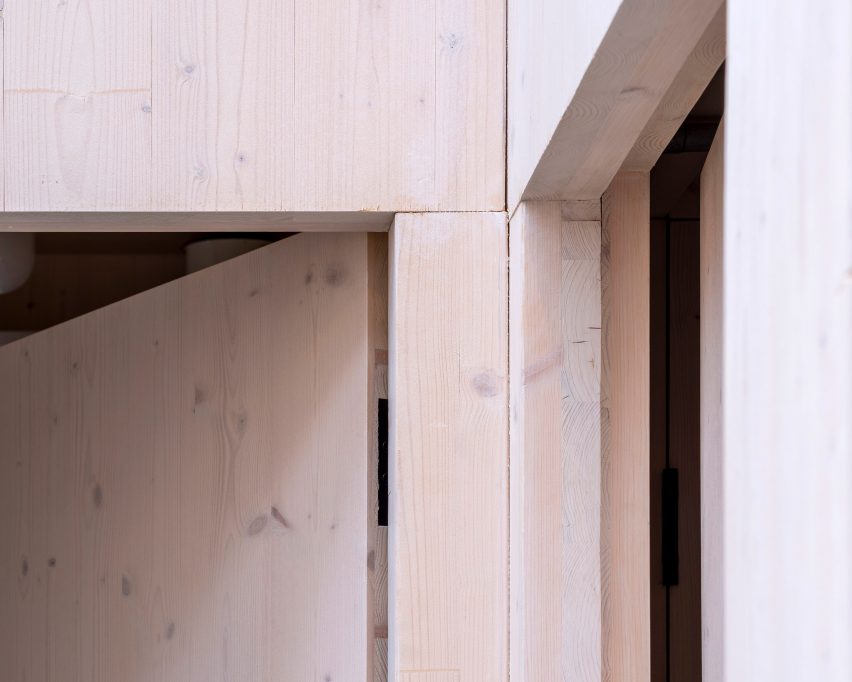 CLT door details