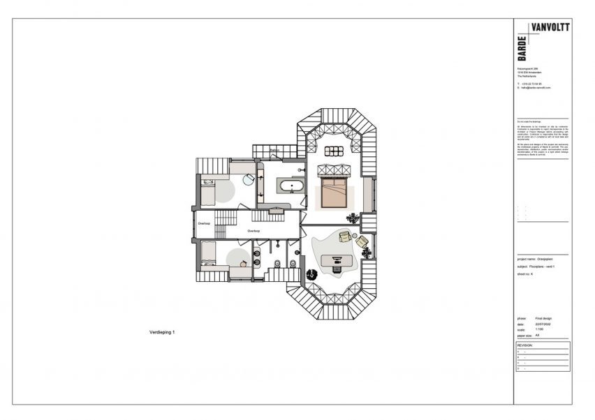 Plans of Haarlem House by Barde vanVoltt