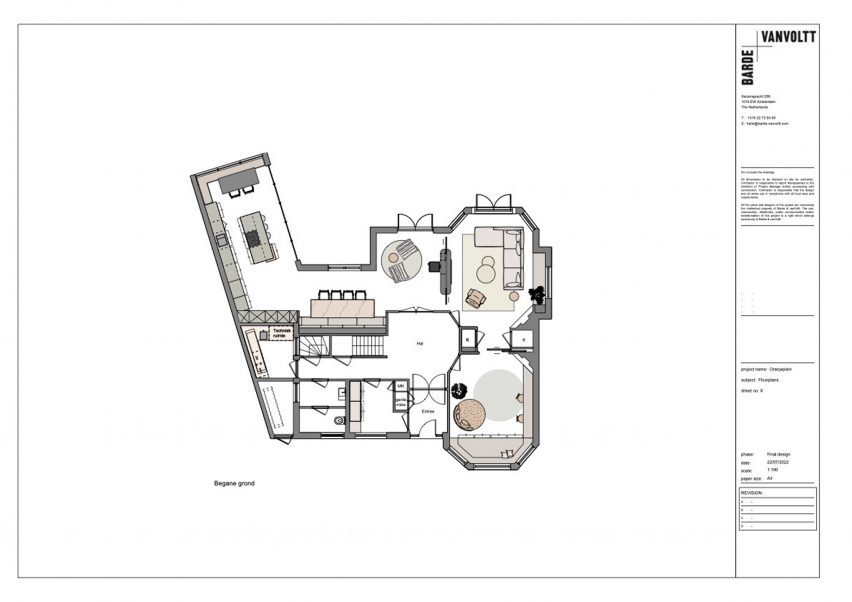 Plans of Haarlem House by Barde vanVoltt