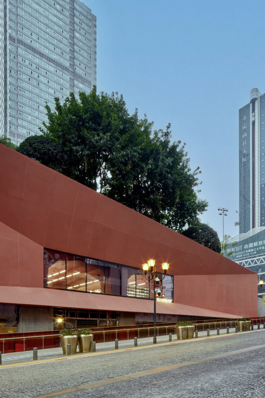 Industrial-style interiors of Harmay Chongqing store by Aim Architecture