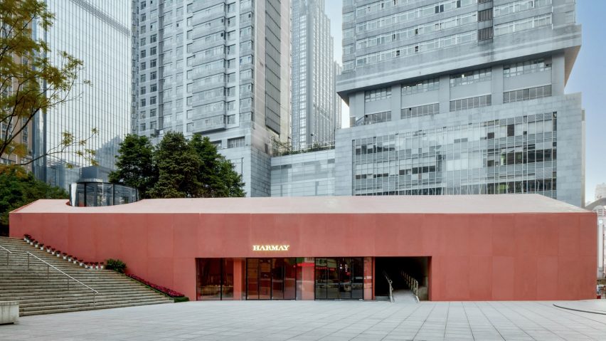 Industrial-style interiors of Harmay Chongqing store by Aim Architecture