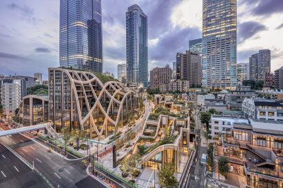 Azabudai Hills by Heatherwick Studio in Tokyo