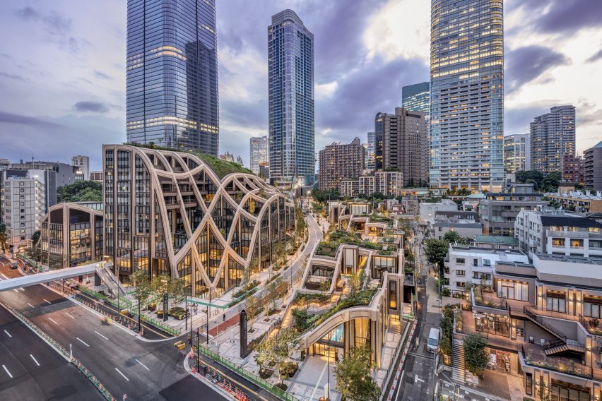 Azabudai Hills by Heatherwick Studio in Tokyo