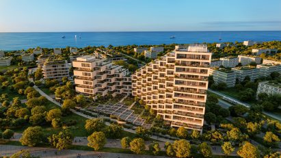 Park Rise housing at Ellinikon in Athens by BIG