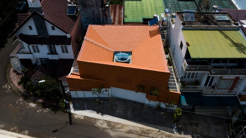 Exterior of Tile House by The Bloom Architects