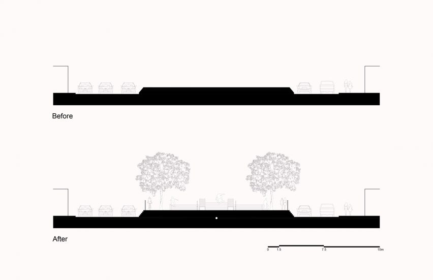 Tecamac linear park plans