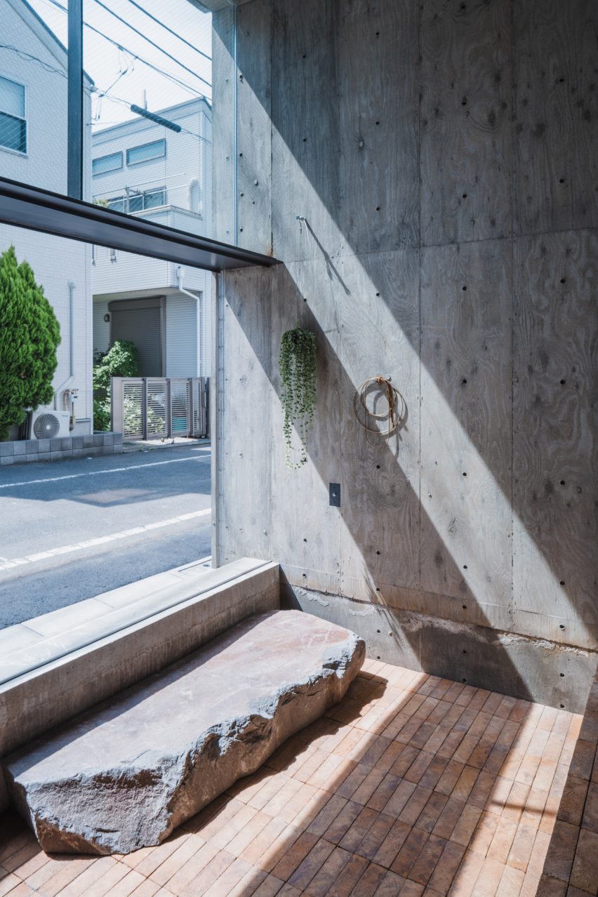 Ground floor entrance to Building Frame of the House