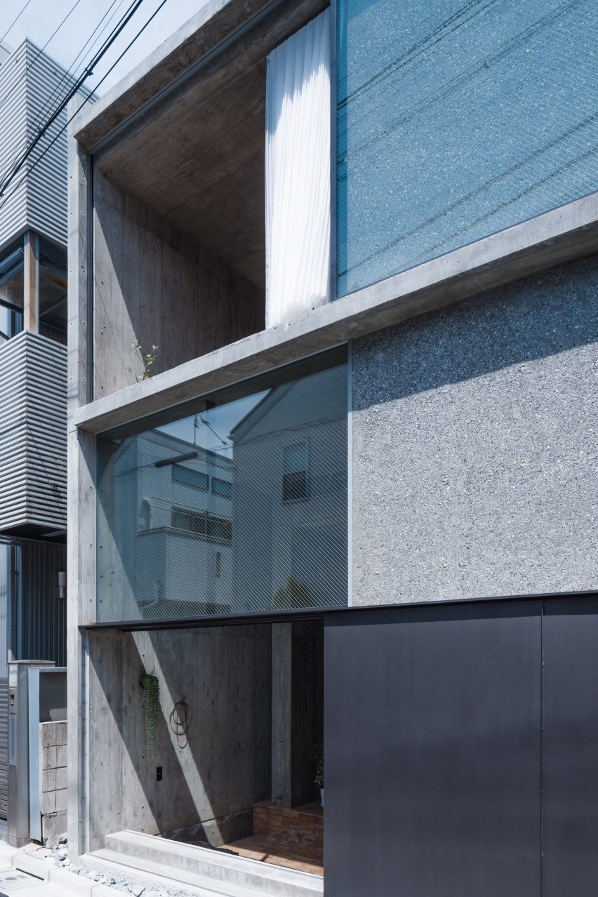 Building Frame of the House in Japan by IGArchitects