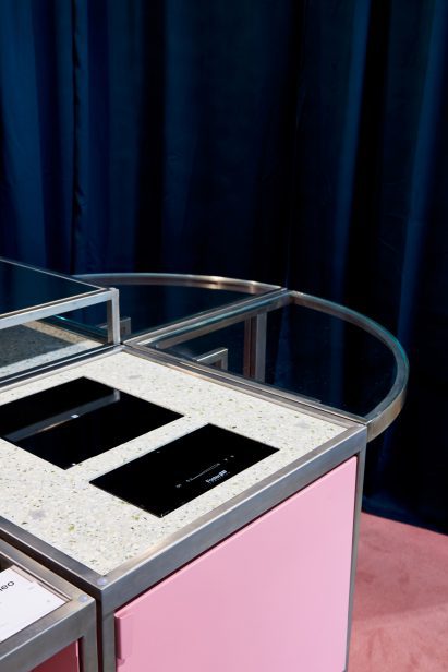 Terrazzo surfaces of kitchen by Ntaiana Charalampous of Dedàleo