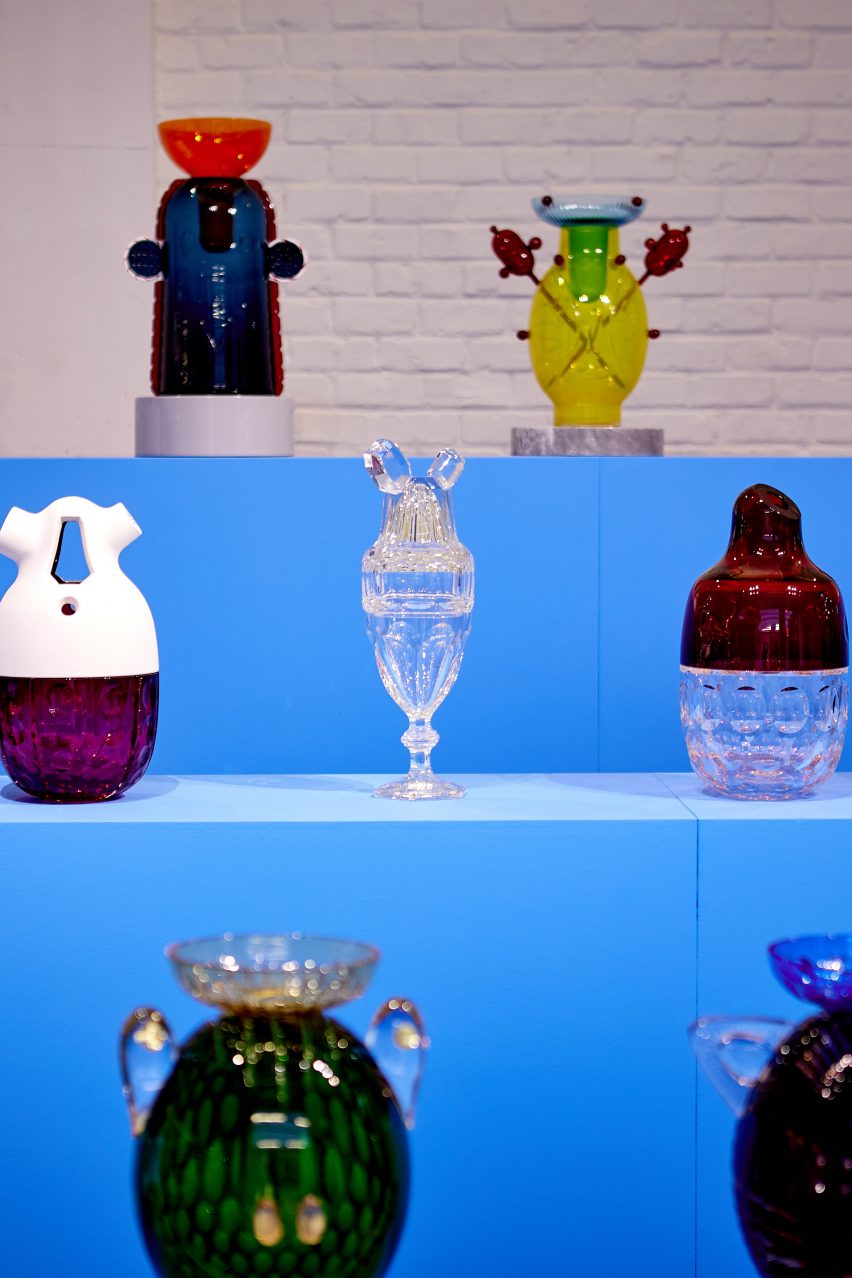 Glass objects by Jamie Hayon
