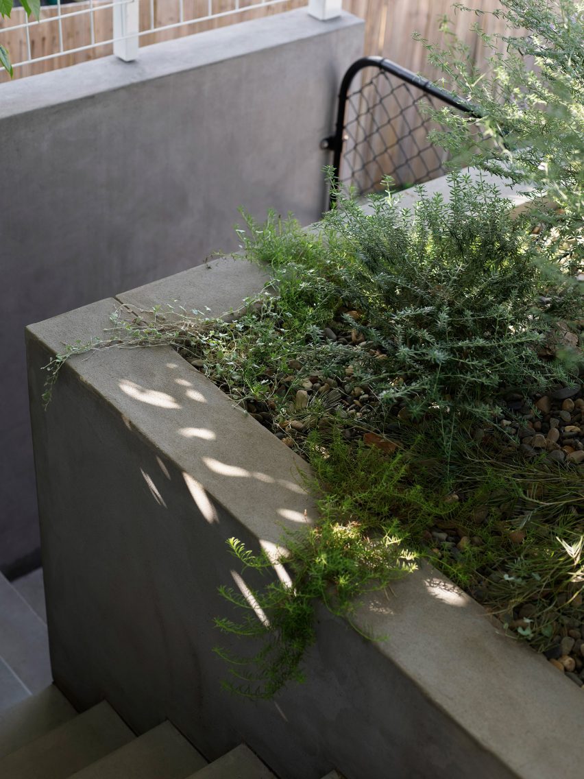 Planted garden at Cascade House in Queensland, Australia, by John Ellway