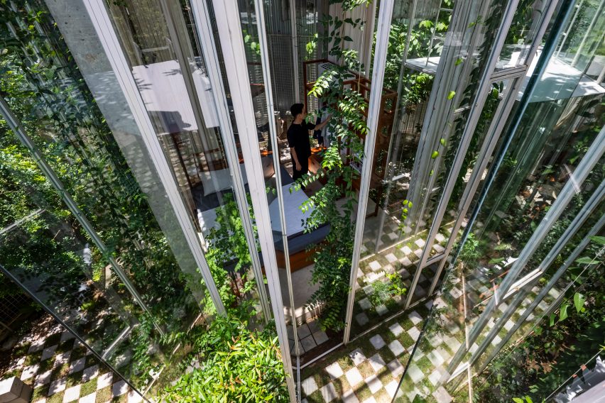 Exterior of Labri house by Nguyen Khai Architects & Associates