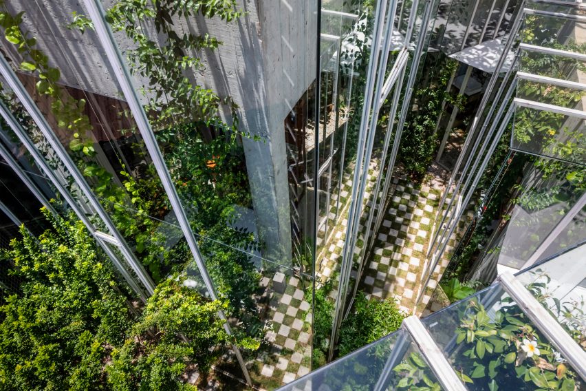 Exterior of Labri house by Nguyen Khai Architects & Associates