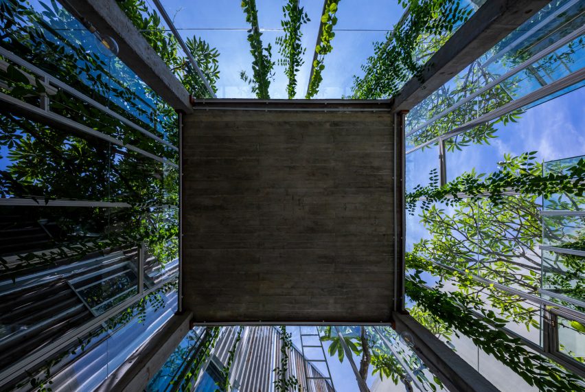 Interior of Labri house by Nguyen Khai Architects & Associates