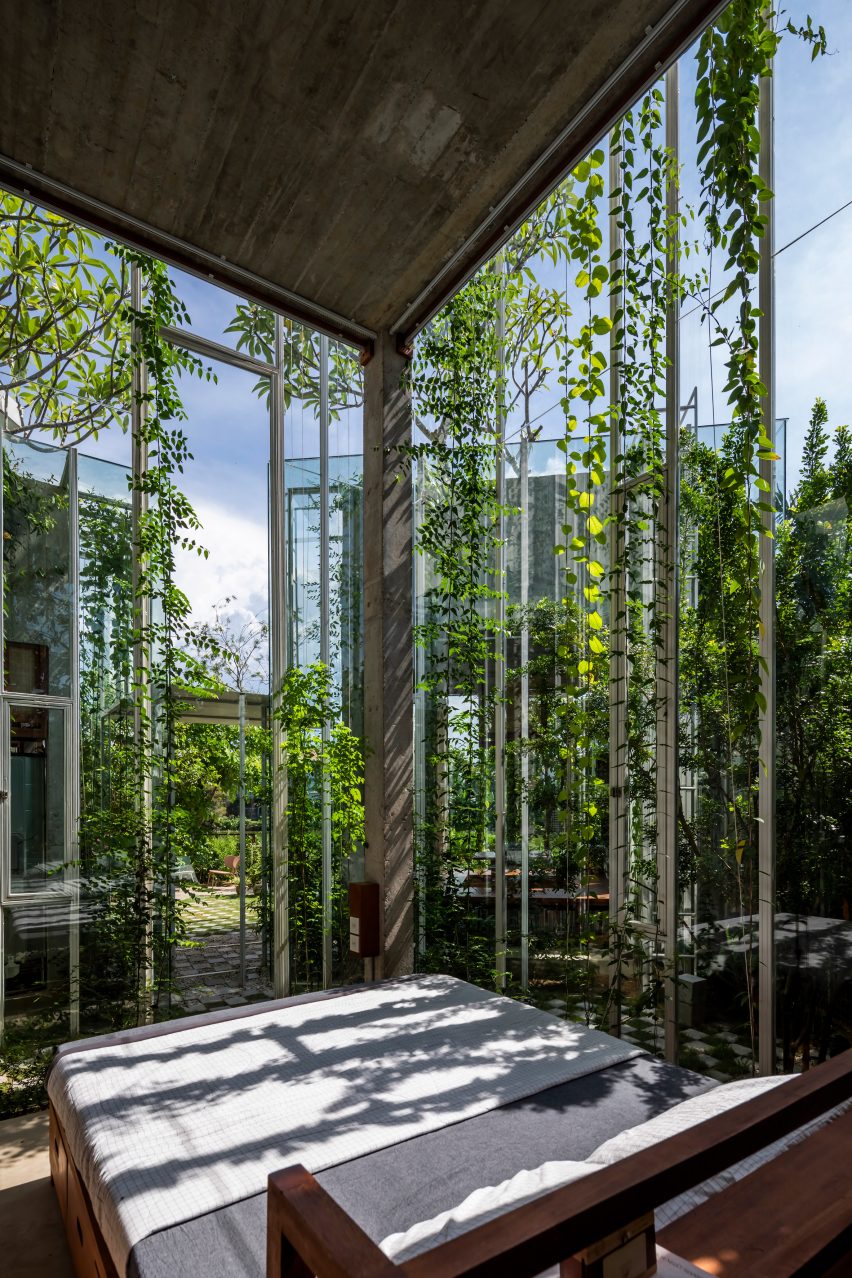 Interior of Labri house by Nguyen Khai Architects & Associates