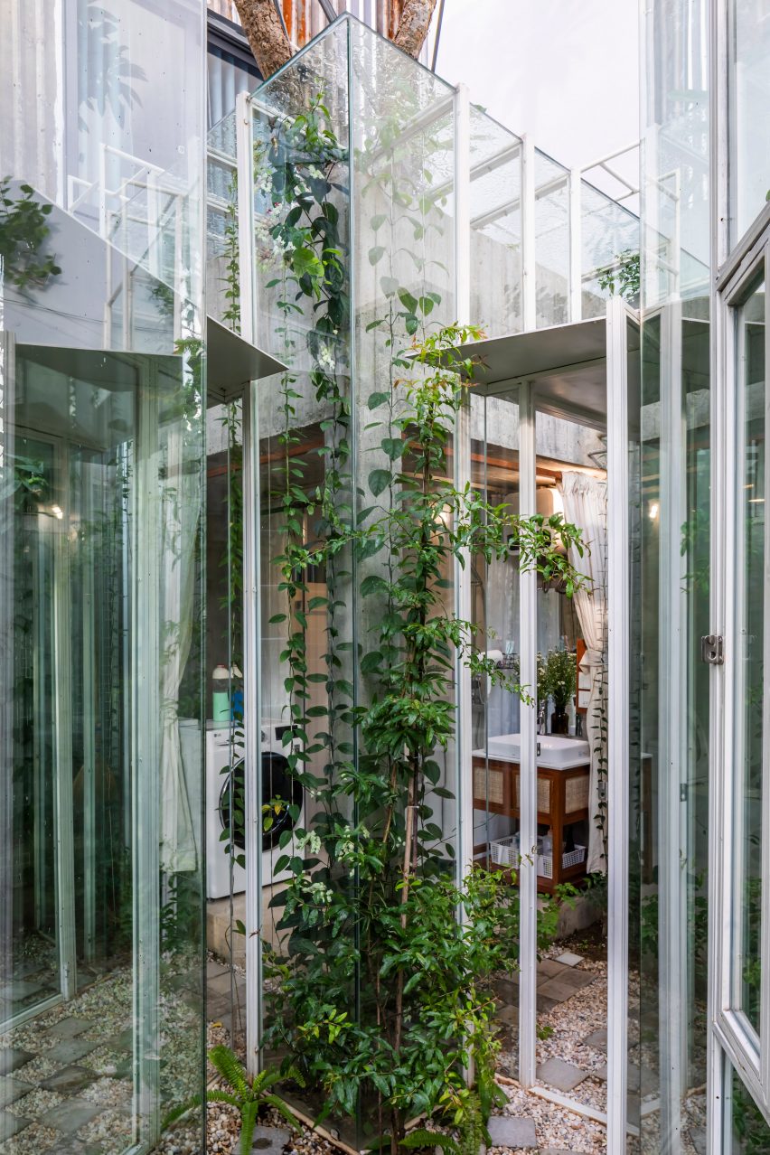 Exterior of Labri house by Nguyen Khai Architects & Associates