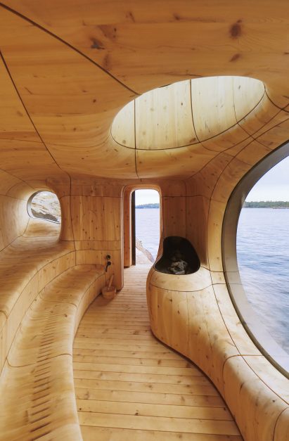 Grotto sauna by Partisanas